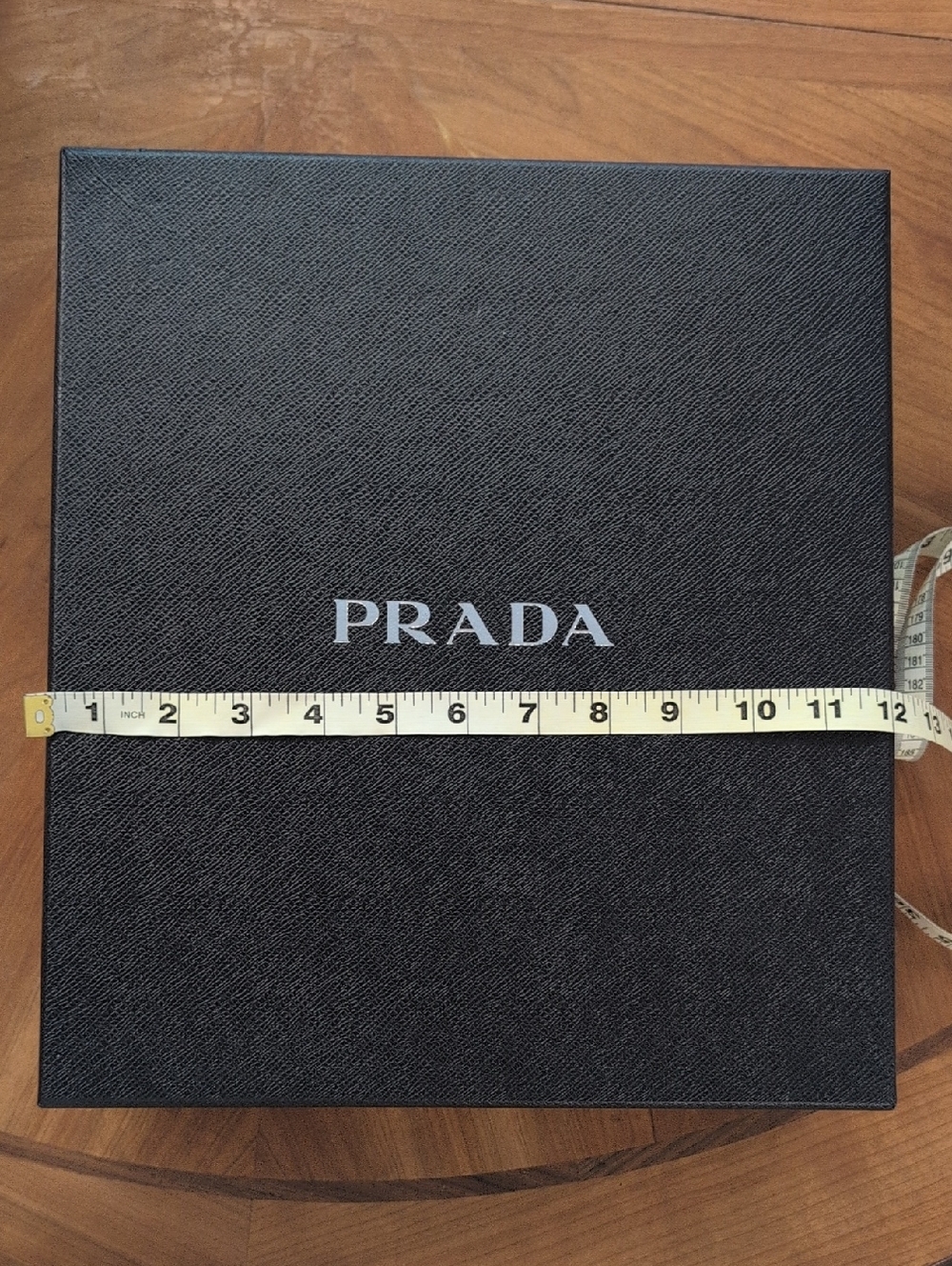 Prada Black Textured Box with Silver Logo - Picture 2 of 6